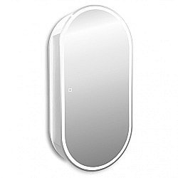 Зеркальный шкаф ABBER Kontur AG6339S 50x100 белый купить в интернет-магазине сантехники Sanbest