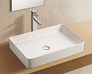 Раковина накладная Azario AZ2174 60 белая купить в интернет-магазине Sanbest
