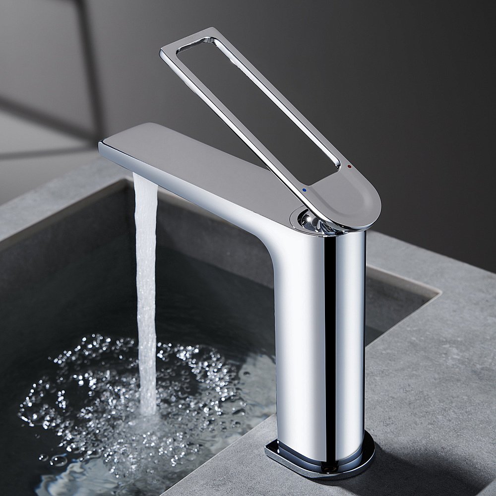 Смеситель для раковины Black&White Universe UK9901С хром купить в интернет-магазине сантехники Sanbest