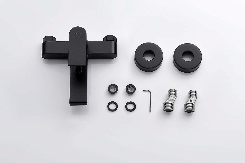 Смеситель для ванны Aquatek Лира AQ1440MB черный матовый купить в интернет-магазине сантехники Sanbest