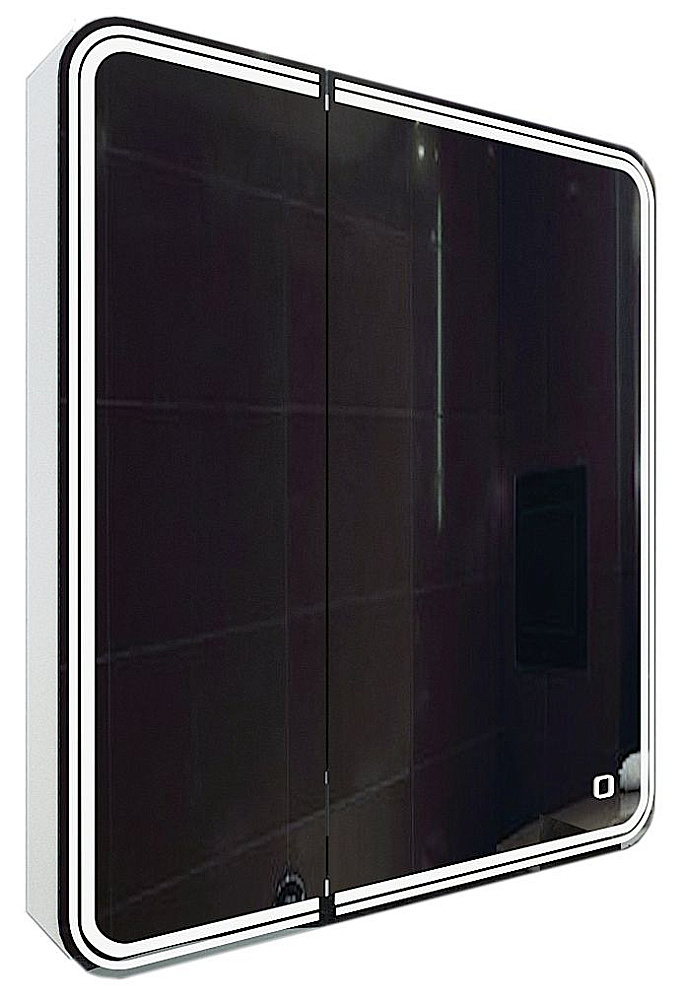 Зеркальный шкаф AZARIO Adriana 1П CS00069511 70х80 белый купить в интернет-магазине сантехники Sanbest
