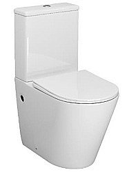 Унитаз Grossman Color GR-4480S безободковый, с крышкой микролифт, с бачком, белый купить в интернет-магазине Sanbest