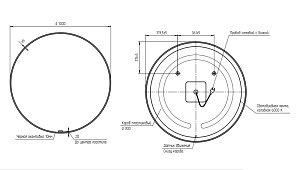 Зеркало Cersanit ECLIPSE 100x100 64149 в ванную от интернет-магазине сантехники Sanbest