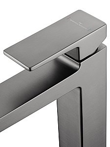 Смеситель для раковины высокий WONZON & WOGHAND CUBE 2.0 WW-88019068-BGM темный графит купить в интернет-магазине сантехники Sanbest