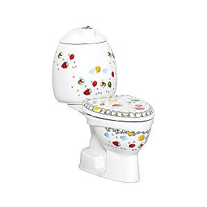 Унитаз детский CREAVIT COCUK CK300-11 белый с декором, с бачком купить в интернет-магазине Sanbest