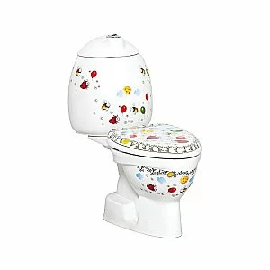 Унитаз детский CREAVIT COCUK CK300-11 белый с декором, с бачком купить в интернет-магазине Sanbest