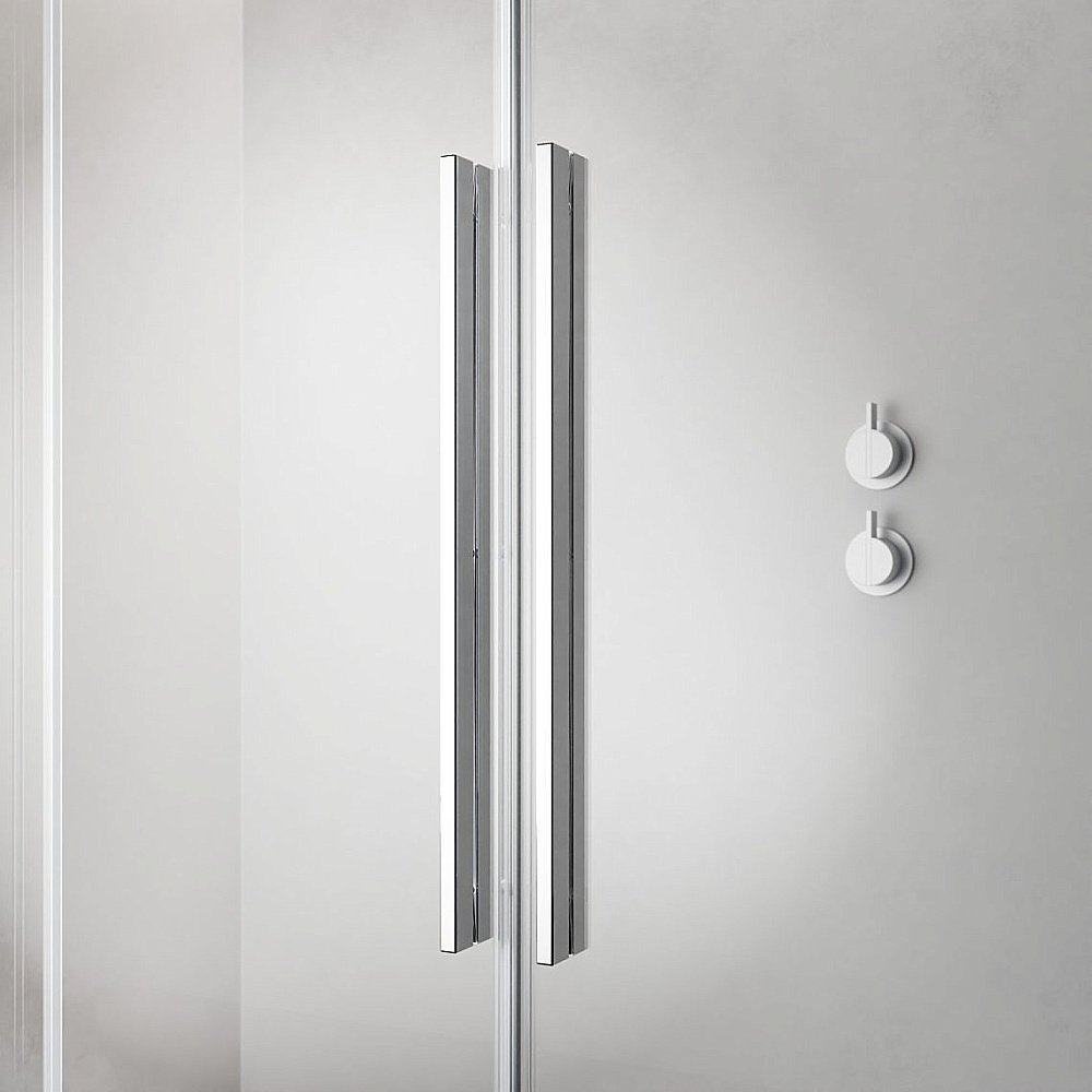 Душевое ограждение Radaway Furo Walk-in 100 10106538-01-01 стекло прозрачное/профиль хром купить в интернет-магазине Sanbest