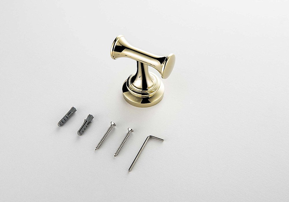 Крючок двойной Aquatek Классик AQ4502PG золото полированное купить в интернет-магазине сантехники Sanbest