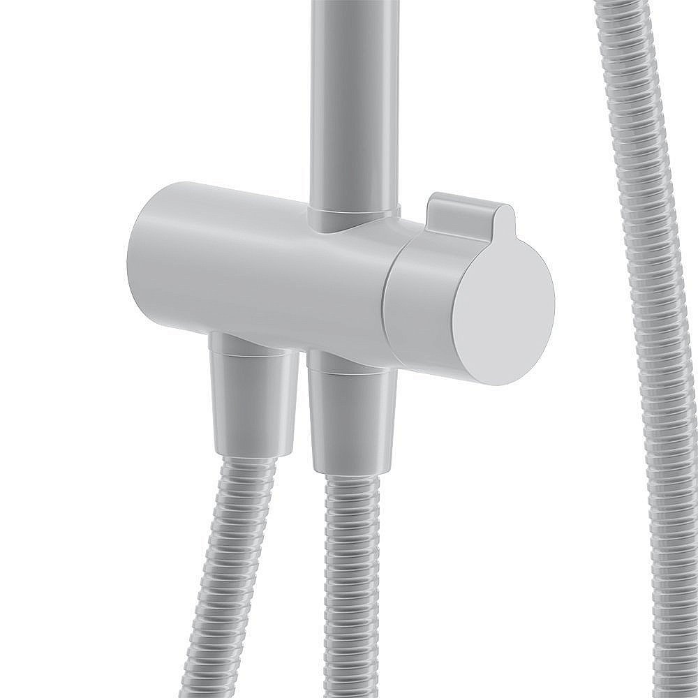 Душевая система Damixa Origin Bit DX977700200 белая матовая купить в интернет-магазине сантехники Sanbest