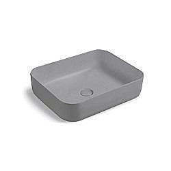 Раковина накладная Vincea 50 VBS-105MG серая матовая купить в интернет-магазине Sanbest