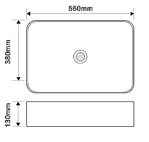 Раковина Oliveeka Bowl 56 9690A белая купить в интернет-магазине Sanbest