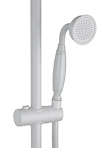 Душевая система с термостатом WONZON & WOGHAND RETRO, Белый матовый (WW-B3041-MW) купить в интернет-магазине сантехники Sanbest