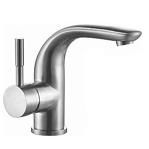 Смеситель для раковины Melana 6105 сатин купить в интернет-магазине сантехники Sanbest