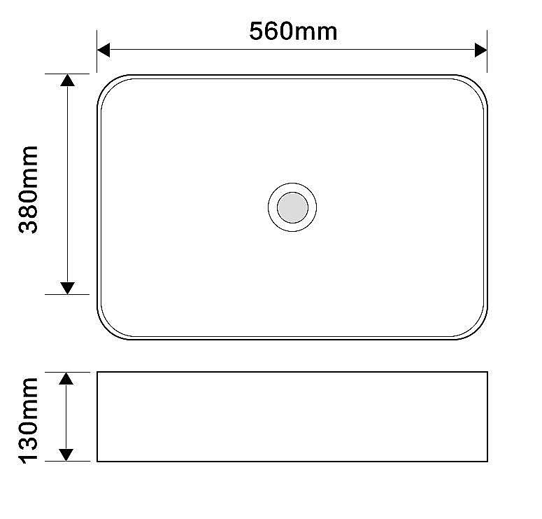 Раковина Oliveeka Bowl 56 9690A белая купить в интернет-магазине Sanbest