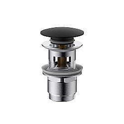 Донный клапан Vincea DPU-1B01MB черный купить в интернет-магазине сантехники Sanbest