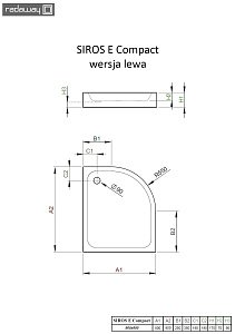 Душевой поддон Radaway Siros E Compact 90x80 купить в интернет-магазине Sanbest