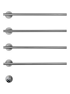 Полотенцесушитель электрический встраиваемый WONZON & WOGHAND DORTMUND, Брашированный никель (WW-A364-BR) купить в интернет-магазине сантехники Sanbest