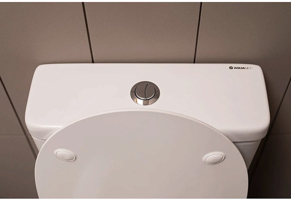 Унитаз-компакт Aquanet Rimless Cetus BL-102N-TPT с крышкой микролифт, с бачком, безободковый купить в интернет-магазине Sanbest