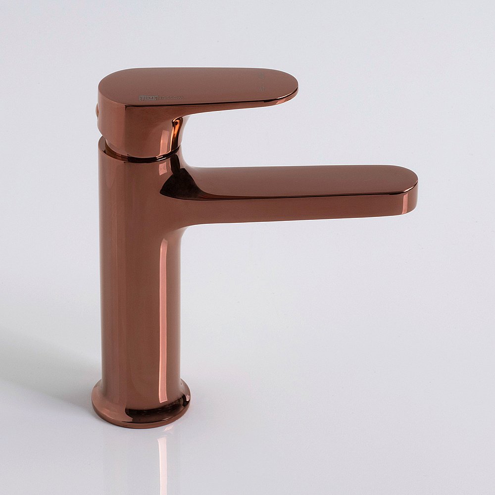 Смеситель для раковины WasserKRAFT Asphe 7700 7703 розовое золото купить в интернет-магазине сантехники Sanbest