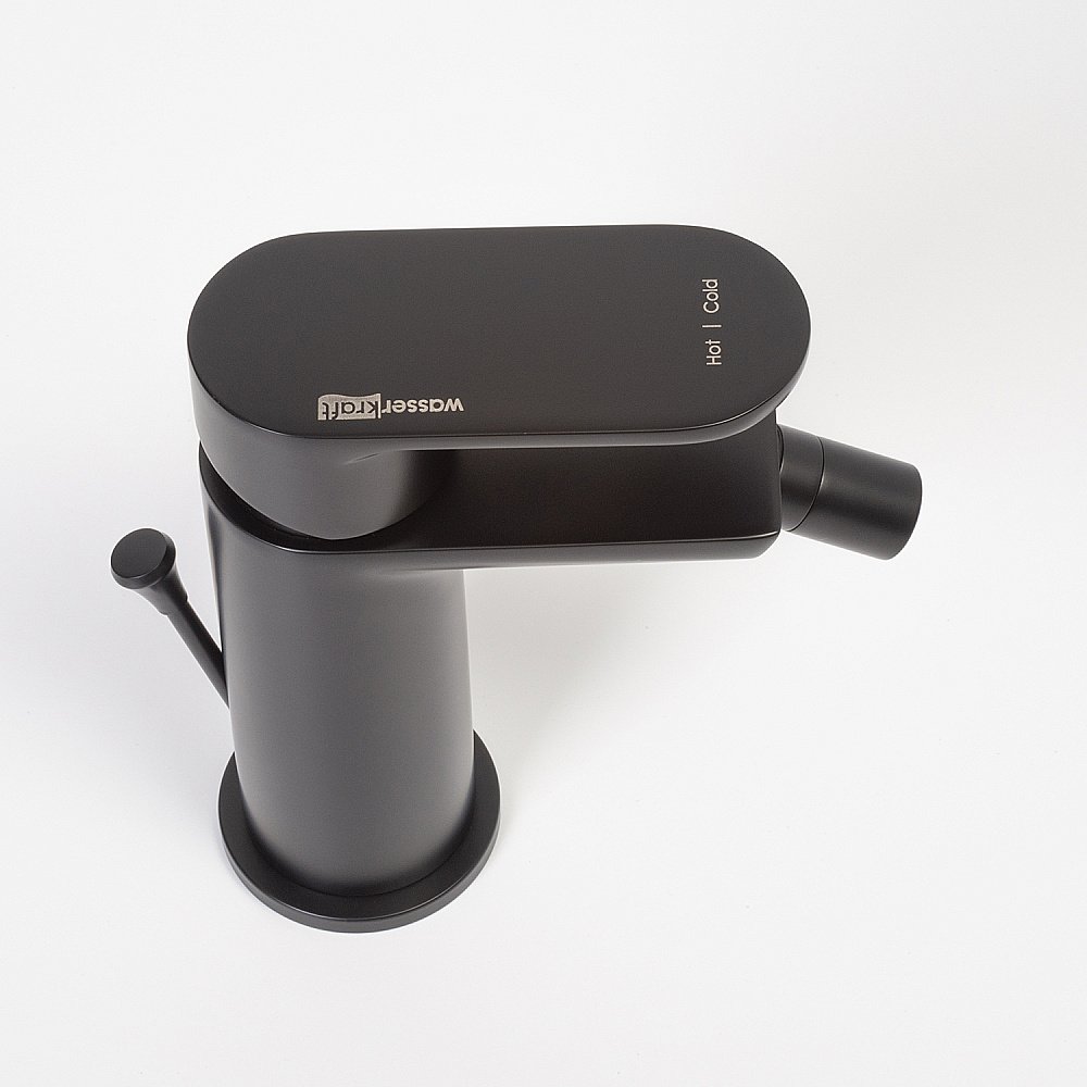 Смеситель для биде WasserKRAFT Elbe 7406 черный купить в интернет-магазине сантехники Sanbest