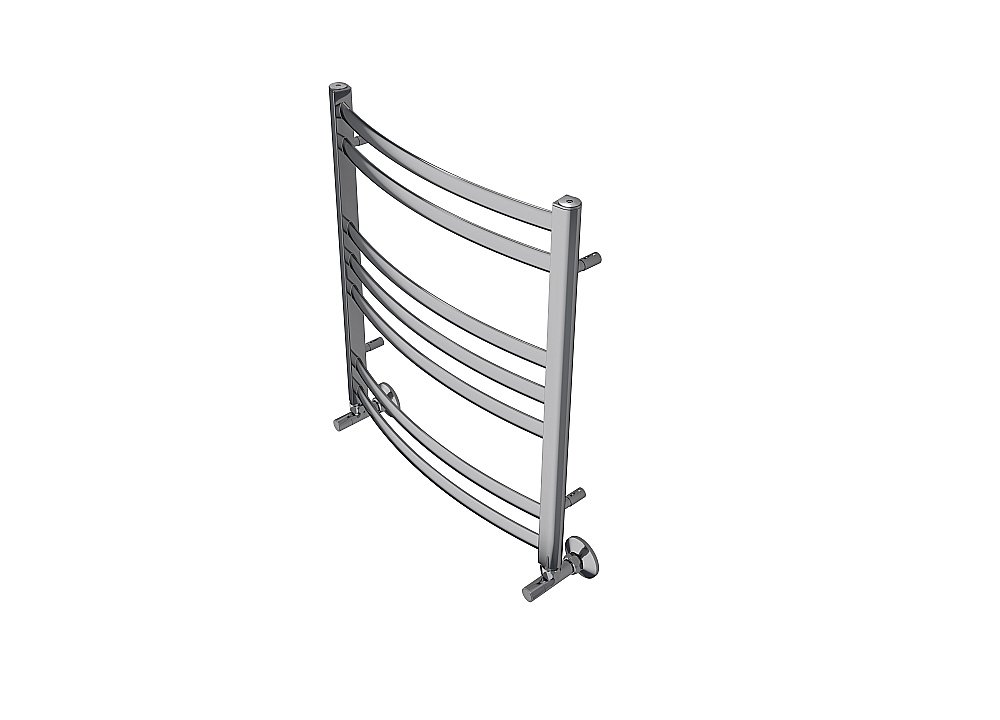 Полотенцесушитель водяной Aquatek Лугано П7 50х60 AQ DOC0760CH хром купить в интернет-магазине сантехники Sanbest