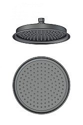 Верхний душ WONZON & WOGHAND, Темный графит (WW-88DP05-BGM) купить в интернет-магазине сантехники Sanbest