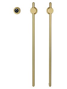 Полотенцесушитель электрический встраиваемый WONZON & WOGHAND LEIPZIG, Брашированное золото (WW-AL3621-BG) купить в интернет-магазине сантехники Sanbest