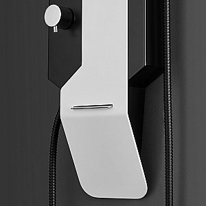 Душевая панель Black&White Gravity GR028 черная/белый купить в интернет-магазине сантехники Sanbest