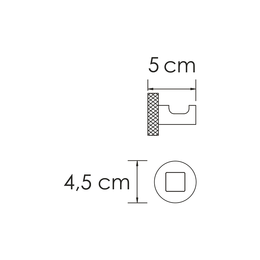 Крючок WasserKraft Tauber K-64423 никель купить в интернет-магазине сантехники Sanbest