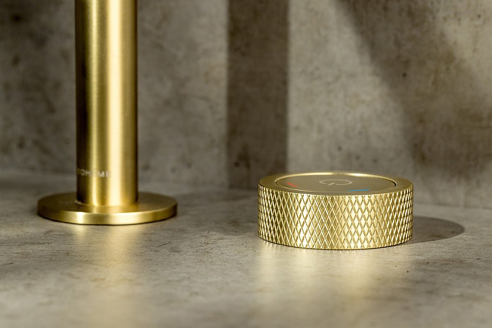 Смеситель для раковины Boheme TECH 158-MG матовое золото купить в интернет-магазине сантехники Sanbest