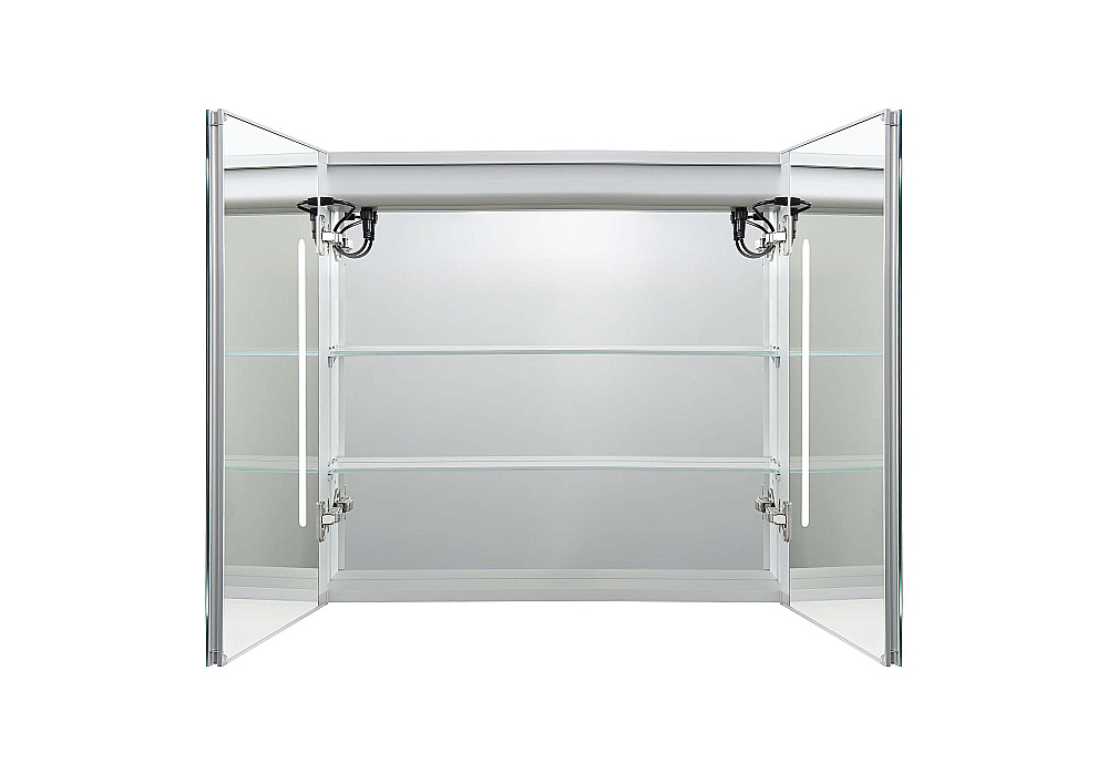 Зеркальный шкаф Aquqtek AQ7804-MLC 80х70 хром купить в интернет-магазине сантехники Sanbest