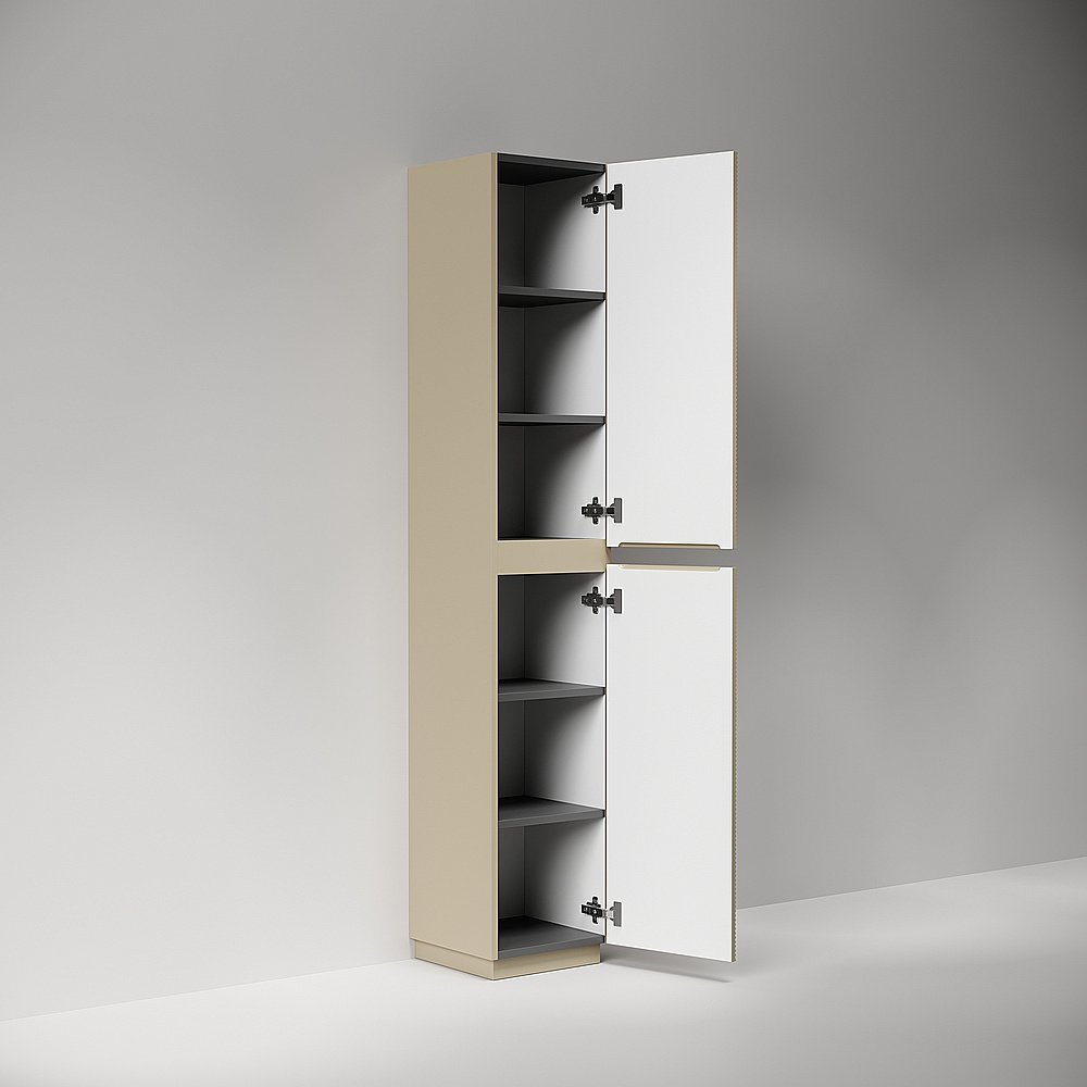 Шкаф-пенал напольный Sancos Folk Floor PFL35FCP капучино для ванной в интернет-магазине сантехники Sanbest