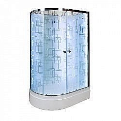 Душевая кабина Deto Серия ЕМ ЕМ2712 R N LED 120x80 правая купить в интернет-магазине сантехники Sanbest