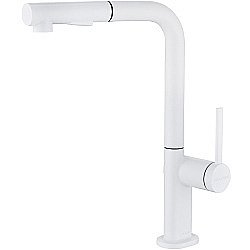 Смеситель для кухни Paulmark Neo Ne214419-WH белый матовый купить в интернет-магазине сантехники Sanbest