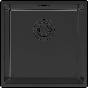 Кухонная мойка Paulmark Lassan 44 LA44-MBN черная матовая купить в интернет-магазине сантехники Sanbest