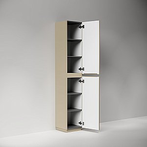 Шкаф-пенал напольный Sancos Folk Floor PFL35FCP капучино для ванной в интернет-магазине сантехники Sanbest