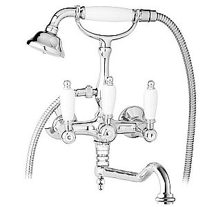 Смеситель для ванны Cezares FIRST-VDF-01-Bi хром купить в интернет-магазине сантехники Sanbest