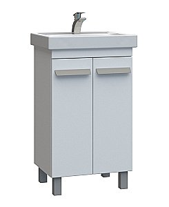 Тумба с раковиной Vigo Nova 500 белая для ванной в интернет-магазине Sanbest