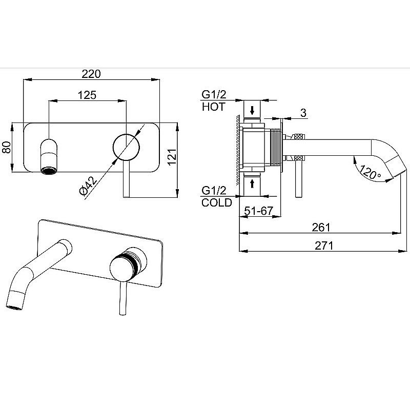 Смеситель для раковины Allen Brau Priority Kerox 5.31003.00 Хром купить в интернет-магазине сантехники Sanbest