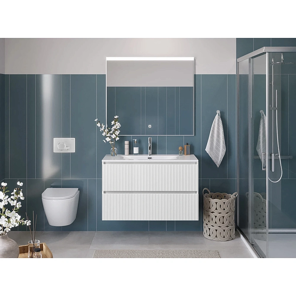 Тумба с раковиной BelBagno UNO 120 Bianco Opaco для ванной в интернет-магазине Sanbest