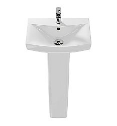 Раковина на пьедестале Cersanit CARINA 50 белая купить в интернет-магазине Sanbest