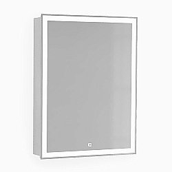 Зеркальный шкаф Jorno Slide 60 Sli.03.60/A антрацит купить в интернет-магазине сантехники Sanbest