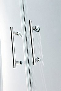 Душевой уголок Cezares Momento 90x90 MOMENTO-R-2-90-C-Cr стекло прозрачное/профиль хром купить в интернет-магазине Sanbest