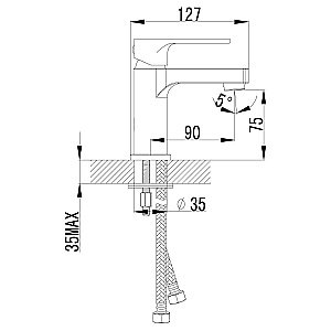 Смеситель для раковины Lemark Plus Grace LM1506C купить в интернет-магазине сантехники Sanbest
