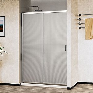 Душевая дверь Vincea City 150 VDS-5CT150MT стекло текстурное/профиль хром купить в интернет-магазине Sanbest