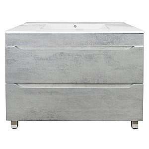 Тумба с раковиной Loranto Florena 70 с раковиной Эридан 70 Светлый Бетон для ванной в интернет-магазине Sanbest