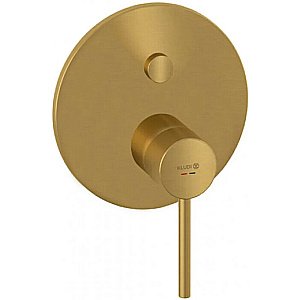 Душевая система Kludi Bozz 38658N076 золото брашированное купить в интернет-магазине сантехники Sanbest