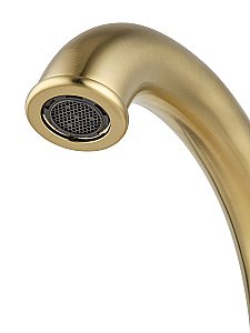 Смеситель на борт ванны WONZON & WOGHAND STEAM, Брашированное золото (WW-88659008-BG) купить в интернет-магазине сантехники Sanbest