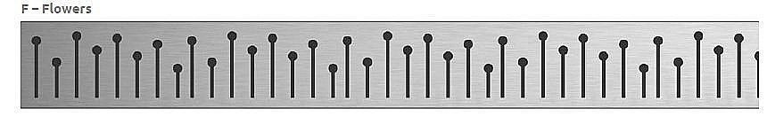 Дренажный канал Radaway Flowers 1050 купить в интернет-магазине Sanbest