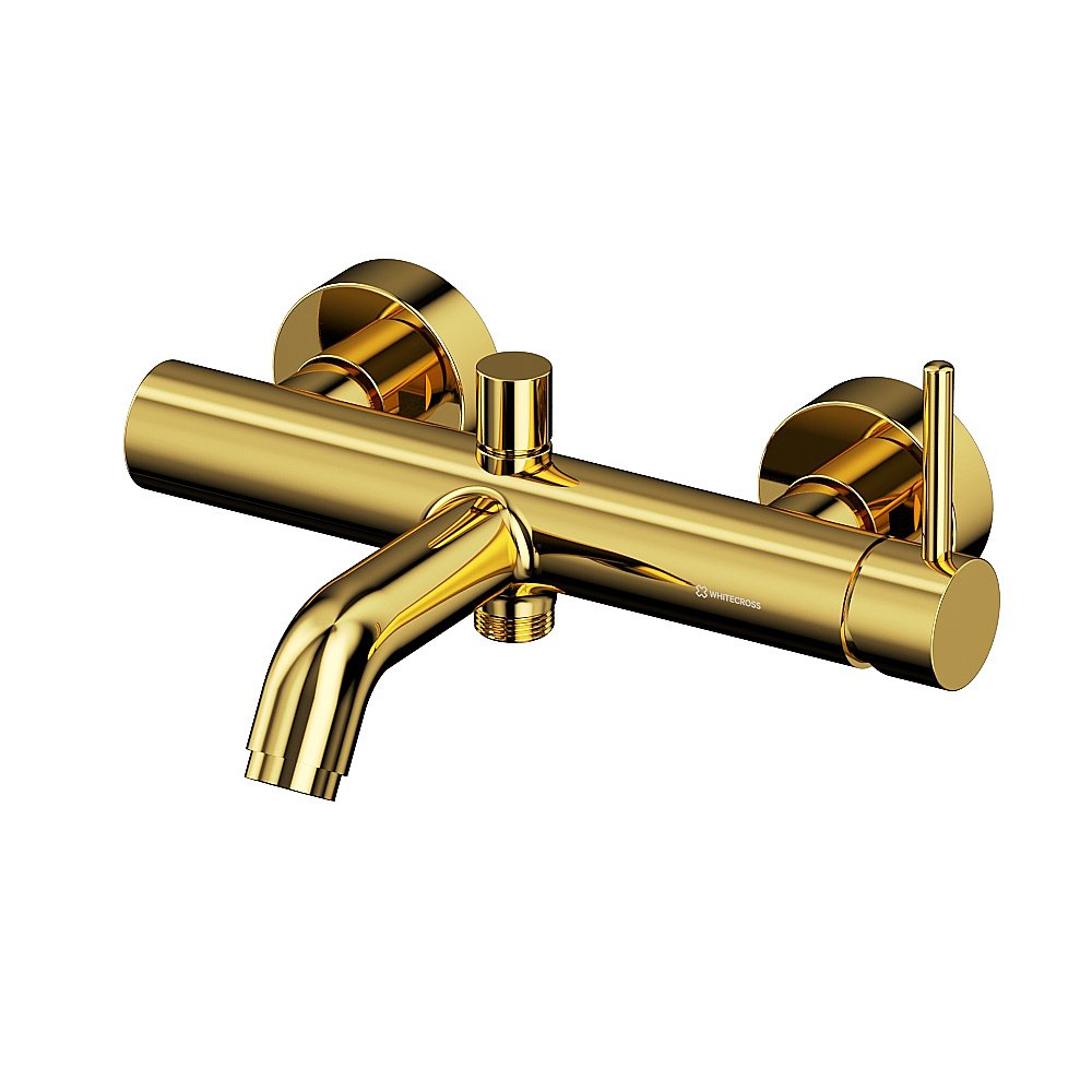 Смеситель для ванны WhiteCross Y Y1230GL золото купить в интернет-магазине сантехники Sanbest